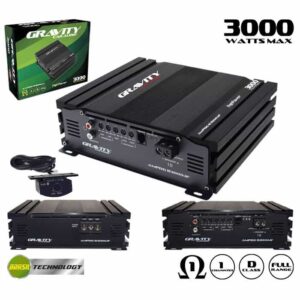 Monoblock Gravity CarAudio 3000.1 - Serie Digital - ACGVT-AMPDG B3000.1F